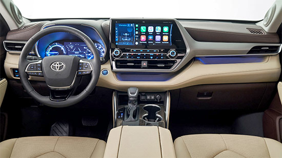 2021 Toyota Highlander Hybrid Interior