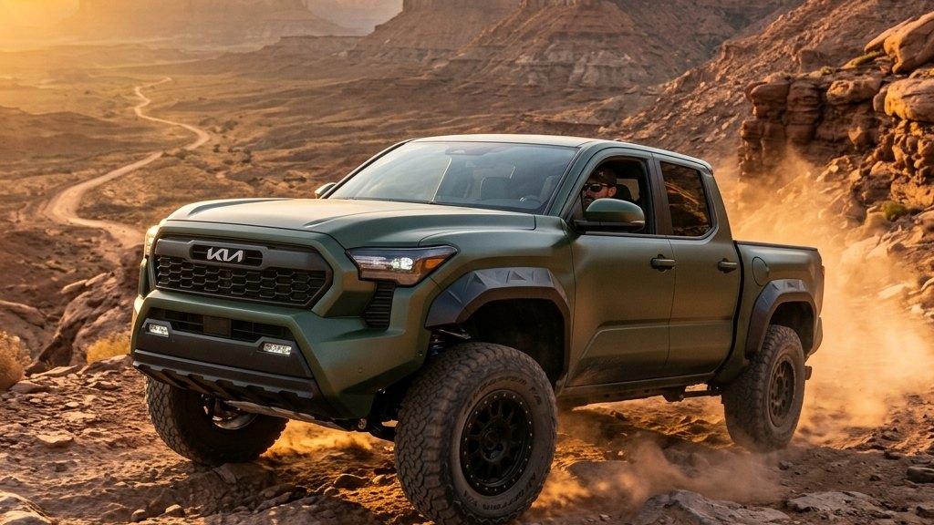 Guide to 2027 Kia Tasman: Rugged Body-on-Frame Midsize Pickup Truck Specs, 4x4 Tech, and Global Launch