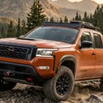 2027 Nissan Frontier Pro-4X midsize pickup tech overhaul rugged Bilstein shocks and price