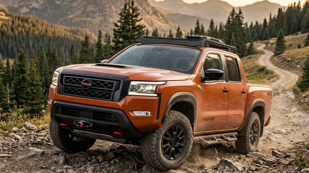 2027 Nissan Frontier Pro-4X midsize pickup tech overhaul rugged Bilstein shocks and price