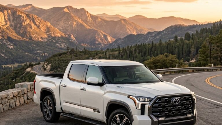 2027 Toyota Tundra Capstone twin-turbo hybrid V6 changes air suspension and interior tech