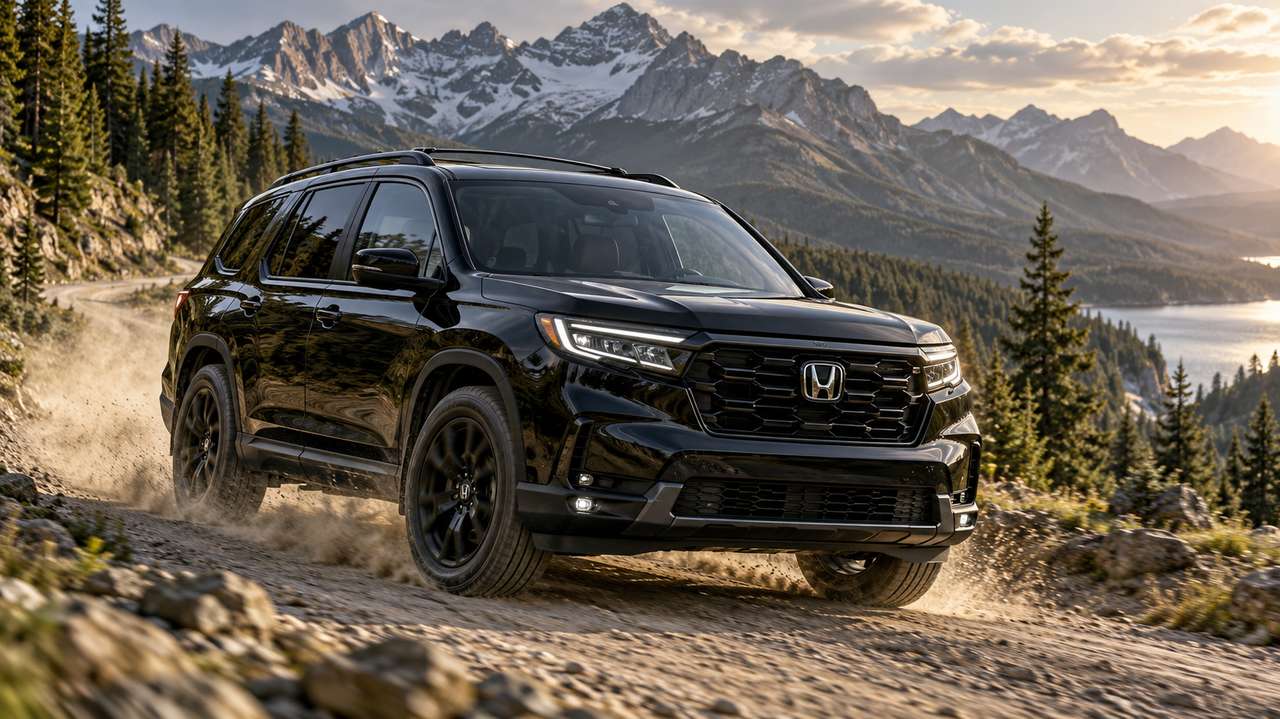 2027 Honda Pilot Black Edition: Three-Row Utility, Trail Driving Modes, and Panoramic Roof